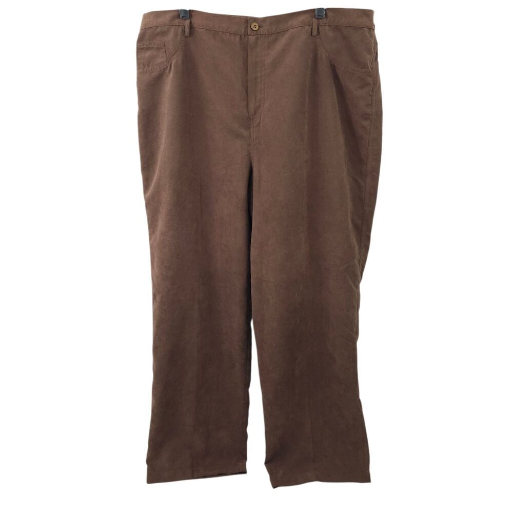 Alfred Dunner Pant Women Size 20 Slimming Control Panel Tummy Flattening Fit NWT